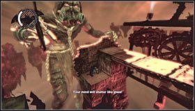 Docelowo musisz znaleźć się w pokazanym na pierwszym screenie miejscu - Arkham Mansion (cz.3) | Opis przejścia Batman Arkham Asylum - Batman: Arkham Asylum - poradniki