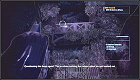 Upewnij się, że masz przez cały czas załączony tryb detektywa i podążaj zgodnie ze wskazówkami pojawiającymi się na ziemi - Arkham Island #4 | Opis przejścia Batman Arkham Asylum - Batman: Arkham Asylum - poradniki