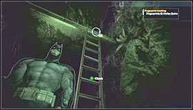 Po lewej stronie zauważysz pokazane na pierwszym screenie wejście do szybu wentylacyjnego - Botanical Gardens (cz.2) | Opis przejścia Batman Arkham Asylum - Batman: Arkham Asylum - poradniki