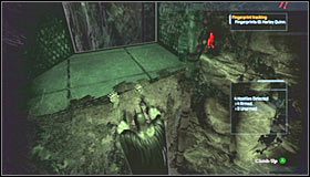 Z tego samego miejsca musisz poszybować na znajdującą się bezpośrednio przed Tobą nieco niższą półkę - Botanical Gardens (cz.2) | Opis przejścia Batman Arkham Asylum - Batman: Arkham Asylum - poradniki