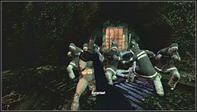 Wyskocz z budynku Arkham Mansion i kieruj się na północny-zachód, czyli w stronę dobrze poznanego już przejścia - Arkham Island #7 | Opis przejścia Batman Arkham Asylum - Batman: Arkham Asylum - poradniki