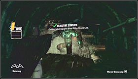 Kontynuuj przeprawę na południe, a już po kilku chwilach dotrzesz do miejsca, w którym będzie znajdował się pokazany na pierwszym screenie ostatni zbiornik - Caves #2 (cz.2) | Opis przejścia Batman Arkham Asylum - Batman: Arkham Asylum - poradniki