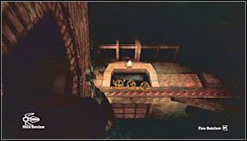 Wybierz sobie z inwentarza Ultra Batclaw i wyceluj w znajdujący się nad Tobą fragment ściany - Caves #2 (cz.4) | Opis przejścia Batman Arkham Asylum - Batman: Arkham Asylum - poradniki