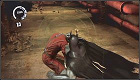 Skieruj się w stronę pokazanego na pierwszym screenie pomieszczenia kontrolnego - Caves #2 (cz.4) | Opis przejścia Batman Arkham Asylum - Batman: Arkham Asylum - poradniki