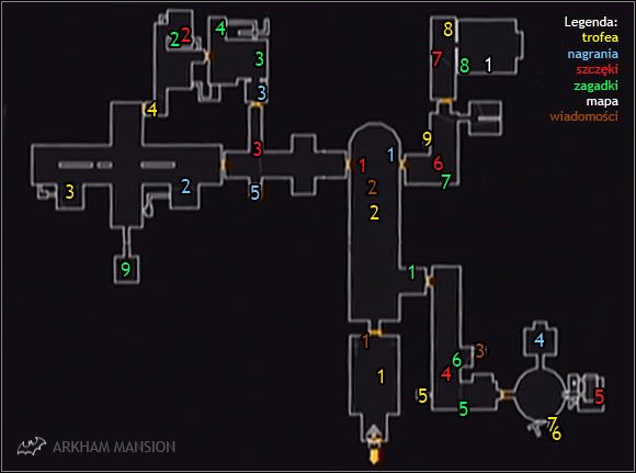 Nagrania - Arkham Mansion (cz.1) | Sekrety Batman Arkham Asylum - Batman: Arkham Asylum - poradniki