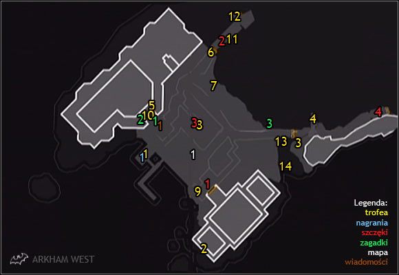 Nagrania - Arkham West (cz.1) | Sekrety Batman Arkham Asylum - Batman: Arkham Asylum - poradniki