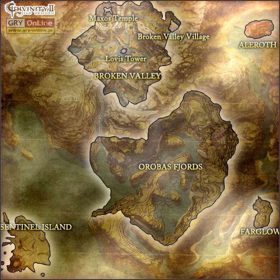 1 - Mapa świata | Mapy i lista zadań | Divinity II Ego Draconis - Divinity II: Ego Draconis - poradniki