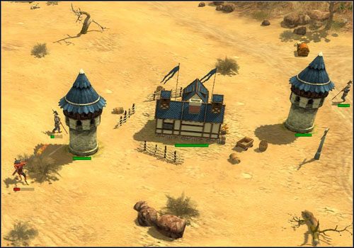 Kiedy zamek będzie już odpowiednio broniony, zacznij wysyłać swoich ludzi na północ i wschód - Misja 4 - The Barons Bill | Kampania | Majesty 2 - Majesty 2: Symulator Królestwa Fantasy - poradnik do gry