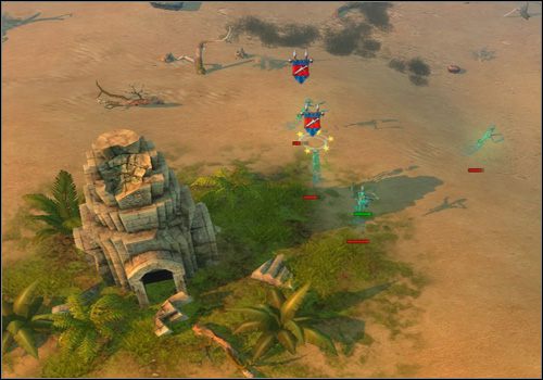 Po zniszczeniu piramid wiedźma powie ci o (#3) starożytnej świątyni, znajdującej się na południowym zachodzie [5] - Misja 6 - The Royal Feat | Kampania | Majesty 2 - Majesty 2: Symulator Królestwa Fantasy - poradnik do gry