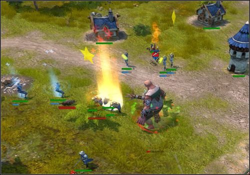 Jeśli twoja armia jest wystarczająco silna to wyślij ją na południowy zachód [4] , gdzie prawdopodobnie buszuje wielki ogr - Misja 7 - The Big Trouble | Kampania | Majesty 2 - Majesty 2: Symulator Królestwa Fantasy - poradnik do gry