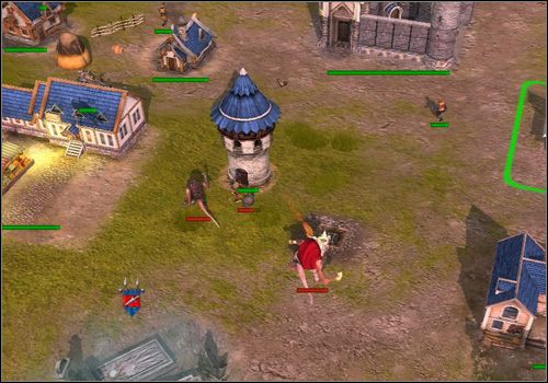 Od razu po rozpoczęciu misji postaw trzy wieżyczki (jedną na północy, drugą na wschodzie, a trzecią nieco na południu), ponieważ od samego początku będziesz atakowany przez szczurzego króla (obrazek powyżej) i jego armię - Misja 8 - Mortal Foibles of Kings | Kampania | Majesty 2 - Majesty 2: Symulator Królestwa Fantasy - poradnik do gry