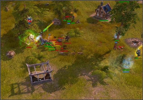 Kiedy karawana dotrze na miejsce w lesie na północy [2] pojawi się wielka pułapka z serem, do której od razu ruszy Szczurzy Król - Misja 8 - Mortal Foibles of Kings | Kampania | Majesty 2 - Majesty 2: Symulator Królestwa Fantasy - poradnik do gry