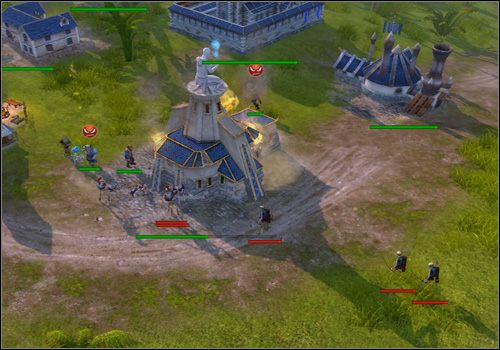 Tym razem jednak w zadaniu będą starały ci się przeszkodzić kościotrupy oraz wampiry (obrazek powyżej) - Misja 9 - Life and Death (cz.2) | Kampania | Majesty 2 - Majesty 2: Symulator Królestwa Fantasy - poradnik do gry