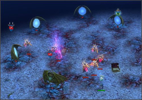 Kiedy twoi bohaterowie się rozwiną i zaopatrzą się w silny oręż, skieruj ich na północny zachód [5] , gdzie znajduje się legowiska Starożytnego Licza - Misja 11 - Trouble with the Afterlife | Kampania | Majesty 2 - Majesty 2: Symulator Królestwa Fantasy - poradnik do gry