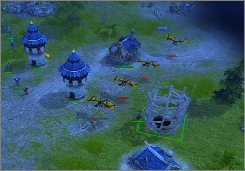 Rozpoczynasz w centrum mapy [Z] - Misja 13 - Bloody Offenses | Kampania | Majesty 2 - Majesty 2: Symulator Królestwa Fantasy - poradnik do gry