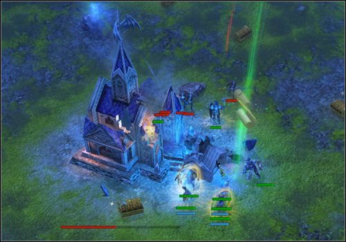 Kiedy rozwiniesz zamek do trzeciego poziomu postaw dwie świątynię i zacznij awansować swoich dotychczasowych podwładnych na prawdziwych herosów - Misja 13 - Bloody Offenses | Kampania | Majesty 2 - Majesty 2: Symulator Królestwa Fantasy - poradnik do gry