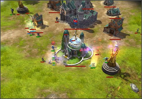 Tak przygotowaną armię wyślij na północny wschód [3] , gdzie znajduje się osada elfów i łotrzyc - Misja 14 - Pretenders to the Throne | Kampania | Majesty 2 - Majesty 2: Symulator Królestwa Fantasy - poradnik do gry