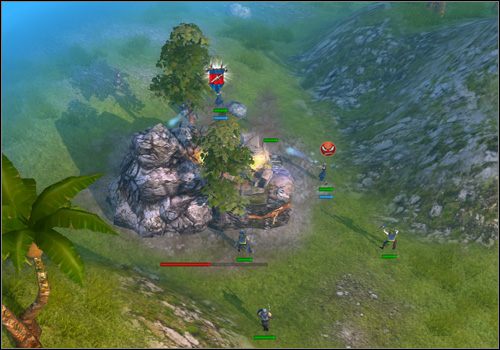 Zacznij od postawienia kilku wieżyczek wokół zamku - Dangerous Valleys | Misje pojedyncze | Majesty 2 - Majesty 2: Symulator Królestwa Fantasy - poradnik do gry