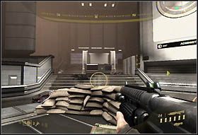Dobiegniesz do działka i worków z piachem - ONI Alpha Site | Opis przejścia | Halo 3 ODST - Halo 3: ODST - poradnik do gry