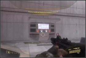 By ją zregenerować musisz iść przed siebie, koło radiowozu, a następnie skręcić w prawo - Inne | Kampania | Halo 3 ODST - Halo 3: ODST - poradnik do gry