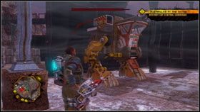 Kolejnym celem jest rdzeń zasilający #1 osłonę którą przed chwilą pokonaliśmy - Misje główne - EOS (2) - Guerrilla - Red Faction: Guerrilla - poradnik do gry