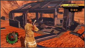 Dlatego też czym prędzej wyjmujemy młot i całkowicie ignorując wnętrze budynku, biegamy w koło tłukąc w ściany #1 - Mistrz Demolki 01 - 05 - Guerrilla - Red Faction: Guerrilla - poradnik do gry