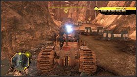 Teraz już bez przeszkód możesz udać się do bazy przeciwnika oznaczonej na mapie - Zadania główne (1) - Demons of the Badlands - Red Faction: Guerrilla - poradnik do gry