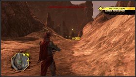 Będąc na miejscu rozejrzyj się, po lewej stronie powinieneś dostrzec drabinę #1 - Zadania główne (2) - Demons of the Badlands - Red Faction: Guerrilla - poradnik do gry