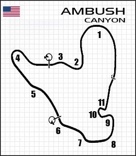 Długość toru: 3,85 km - Ambush Canyon | Tory | Need for Speed Shift - Need for Speed Shift - poradnik do gry