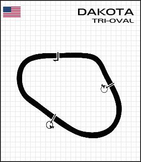 Długość toru: 2,51 km - Dakota | Tory | Need for Speed Shift - Need for Speed Shift - poradnik do gry