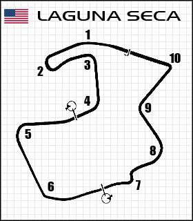 Długość toru: 3,59 km - Laguna Seca | Tory | Need for Speed Shift - Need for Speed Shift - poradnik do gry