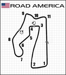 Długość toru: 6,48 km - Road America | Tory | Need for Speed Shift - Need for Speed Shift - poradnik do gry