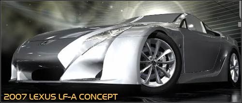 2007 Lexus LF-A Concept - Klasa 4 (cz.1) | Samochody | Need for Speed Shift - Need for Speed Shift - poradnik do gry