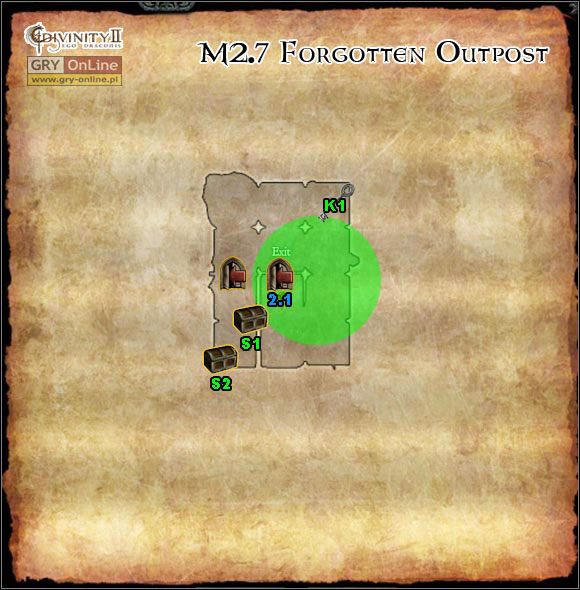 K1 Klucz do skrzyni S1 - M2.7 Forgotten Outpost | Mapy | Divinity II Ego Draconis - Divinity II: Ego Draconis - poradniki