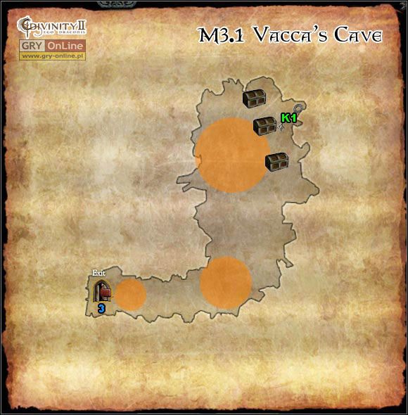 M3 Sentinel Island - M3.1 Vaccas Cave | Mapy | Divinity II Ego Draconis - Divinity II: Ego Draconis - poradniki