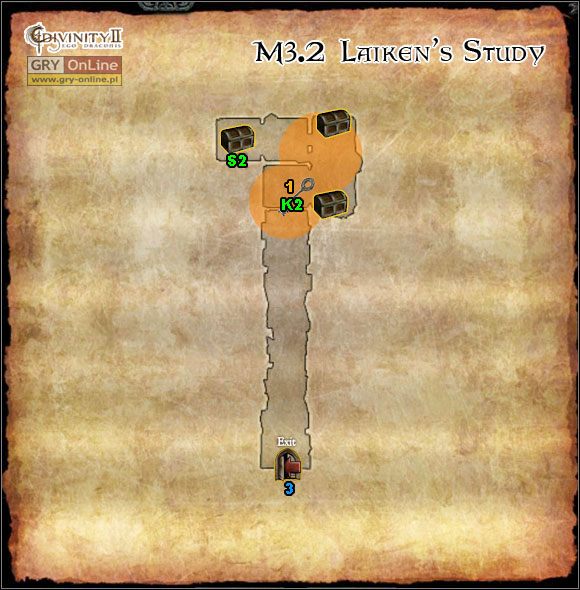 1 - M3.2 Laikens Study | Mapy | Divinity II Ego Draconis - Divinity II: Ego Draconis - poradniki
