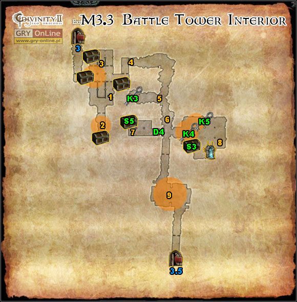 1 - M3.3 Battle Tower Interior | Mapy | Divinity II Ego Draconis - Divinity II: Ego Draconis - poradniki