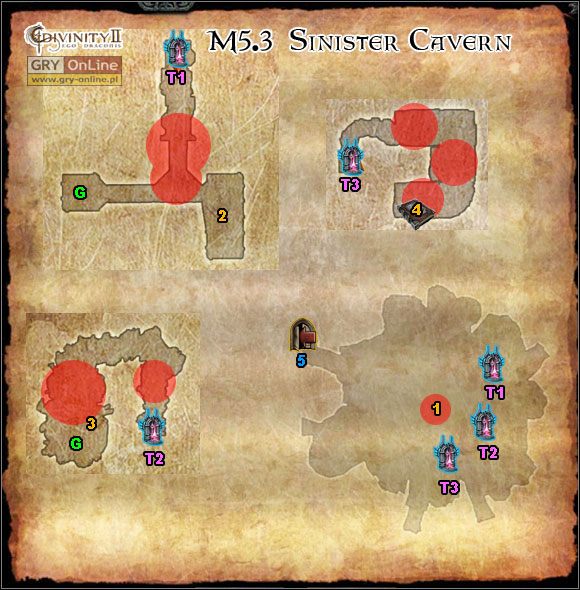 1 - M5.3 Sinister Cavern | Mapy | Divinity II Ego Draconis - Divinity II: Ego Draconis - poradniki