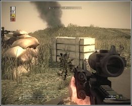 Po rozwaleniu helikoptera bojowego [1] broń wieży przed kolejną falą - Eagle Offence | Kampania | Operation Flashpoint Dragon Rising - Operation Flashpoint: Dragon Rising - poradnik do gry