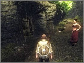 Wyciągamy broń i ruszamy ścieżką za plecami Sary - Prolog w Risen - Risen - poradnik do gry