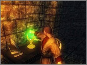 Otwieramy drzwi stojące w (#1 ) i spadamy na dół przez dziurę w podłodze - Wulkaniczna Twierdza - (3) | Rozdział 1 | Solucja Risen - Risen - poradnik do gry