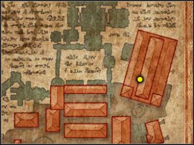 Po wyciągnięciu runy (zniszczenie magicznej bariery ) z sarkofagu Ursegora (patrz Znajdź wszystkie kawałki pancerza Tytanów ), powinniśmy porozmawiać z Illumarem (punkt żółty) - Zadania klasowe - Bandyta | Rozdział 4 | Solucja Risen - Risen - poradnik do gry