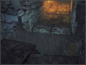 Przez dziurę w suficie dostajemy się do kolejnej komnaty - Wyspa Faranga (5) | Rozdział 4 | Solucja Risen - Risen - poradnik do gry