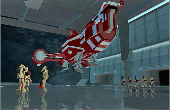 Zaczynasz w pewnego rodzaju sali konferencyjnej - Chapter 1 - Negotiations - Story Mode - Episode 1 - LEGO Star Wars: The Complete Saga - poradnik do gry