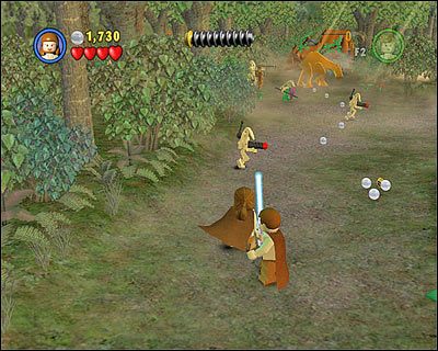 Zbuduj most, korzystając z klocków tworzących mozaikę na ścianie - Chapter 2 - Invasion on Naboo - Story Mode - Episode 1 - LEGO Star Wars: The Complete Saga - poradnik do gry