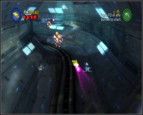 Przy ich pomocy namierz i zniszcz generatory znajdujące się przy bramie - Chapter 1 - Bounty Hunter Pursuit - Story Mode - Episode 2 - LEGO Star Wars: The Complete Saga - poradnik do gry