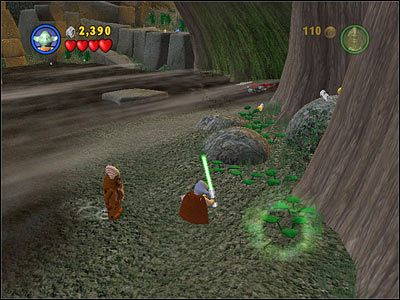 Musisz wyeliminować dwóch dowódców droidów, stojących po przeciwległej stronie bagna - Chapter 4 - Defense of Kashyyyk - Story Mode - Episode 3 - LEGO Star Wars: The Complete Saga - poradnik do gry