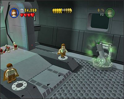 Z pomocą droida protokolarnego otwórz drzwi na lewo w pierwszym korytarzu - Chapter 1 - Negotiations - Free Play - Episode 1 - LEGO Star Wars: The Complete Saga - poradnik do gry