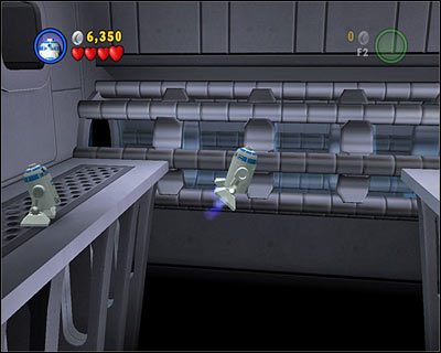 Za pomocą R2 otwórz drzwi w drugim korytarzu (tym z fioletowymi dźwigniami) - Chapter 1 - Negotiations - Free Play - Episode 1 - LEGO Star Wars: The Complete Saga - poradnik do gry