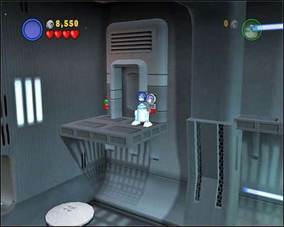 R2 otwórz drzwi widoczne powyżej - Chapter 1 - Negotiations - Free Play - Episode 1 - LEGO Star Wars: The Complete Saga - poradnik do gry